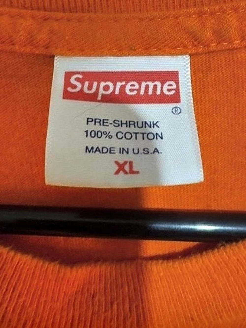 Supreme Chicken Dinner Tee Graphic Tee Orange XL Like New - Picture 2 of 2